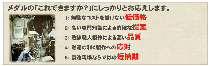 メダルの「これできますか?」画像