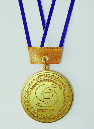 オリジナルコイン作成・オリジナルメダル作成・パステルリボン・紫