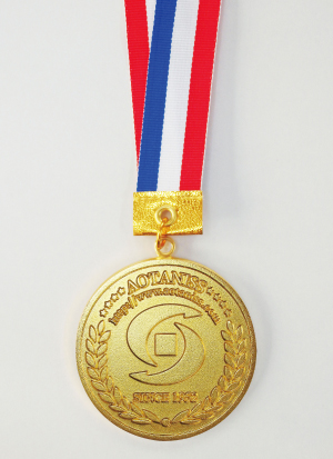 オリジナルコイン作成・オリジナルメダル作成・トリコロールリボン