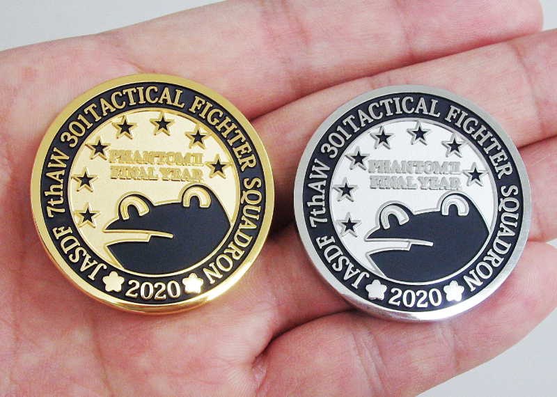 航空自衛隊 301飛行隊 40周年記念メダル チャレンジコイン 百里基地
